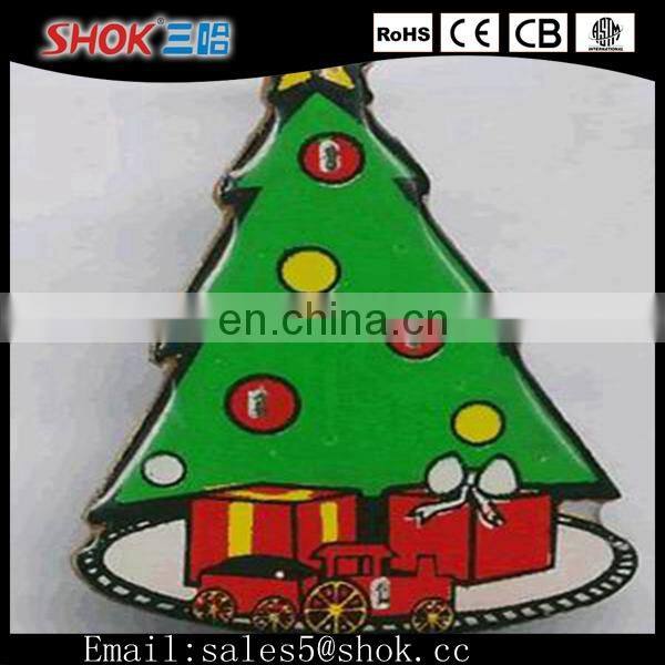 LED Flashing Button Badge&Custom Security Badges&Creative Design Badge For Christmas Activities
