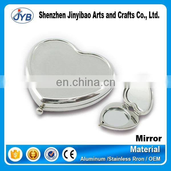 Hot sale metal square pocket compact mirrors for decoration