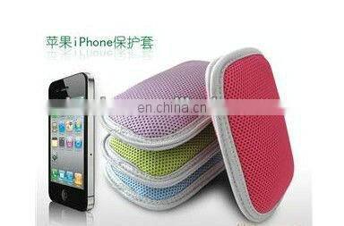 Neoprene mobile phone pouch with many colors