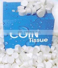 white antimicrobial 100% viscose nonwoven promotional compressed magic coin napkins with OEM&ODM logo