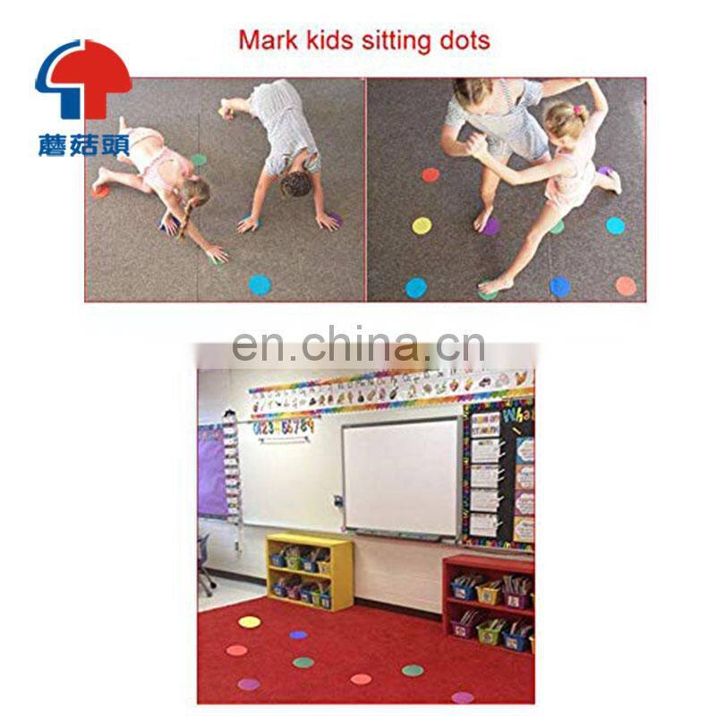 Fun and Colorful Carpet Markers hook and loop Good quality Carpet Paws for children education