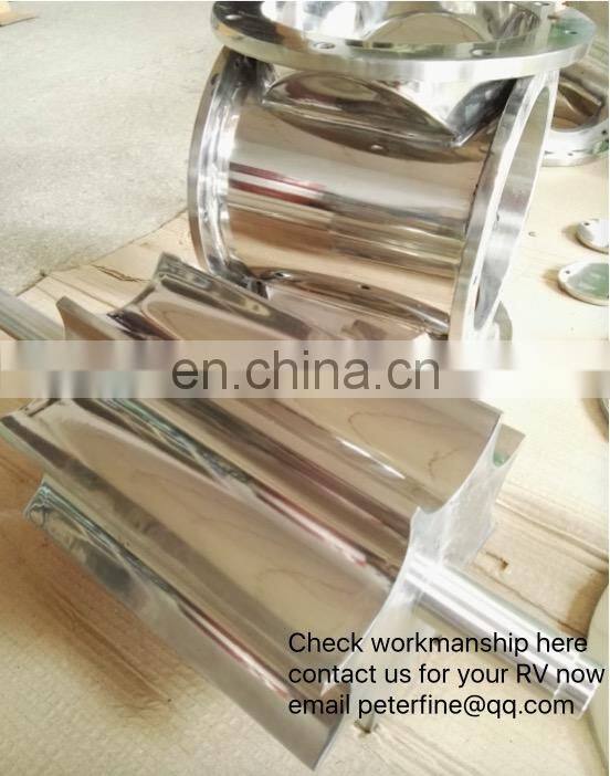 Rotary valve grain faucet feederrotary discharge valve