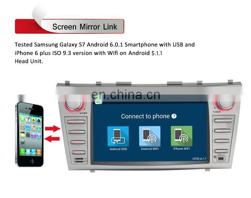 8 inch special capacitive touch screen car Radio GPS Navigation for Camry 2007-2011