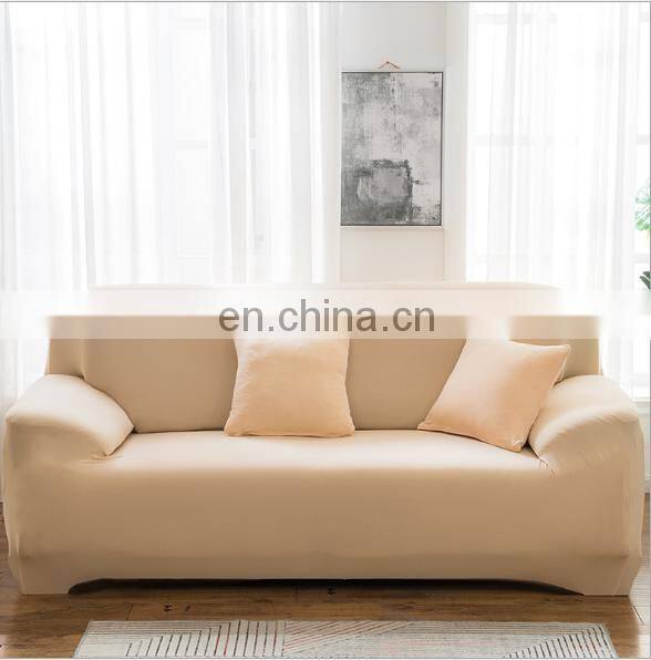 2020 Slipcovers Sectional Elastic Stretch Love seat Couch Cover L shape Protective Spandex Sofa Cover for Living Room