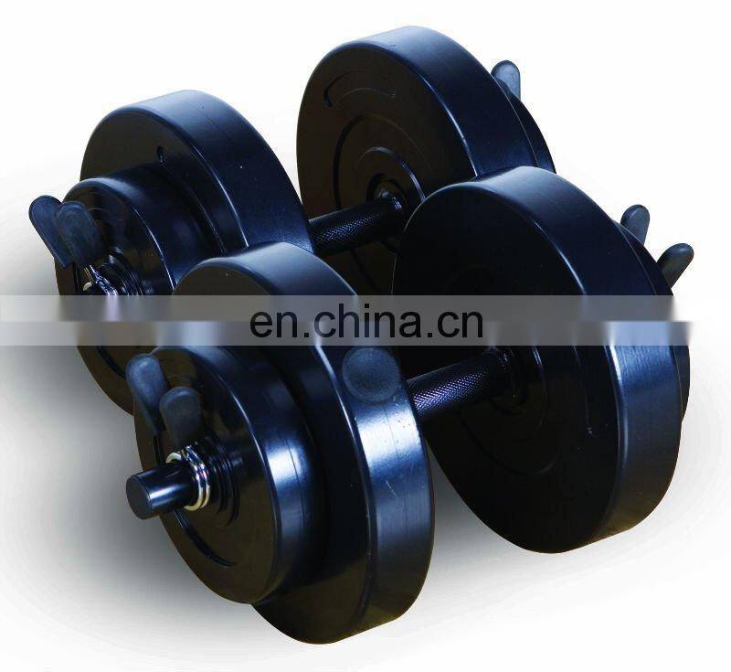 Plusx Gym fitness body round head 50kg barbell dumbbell set