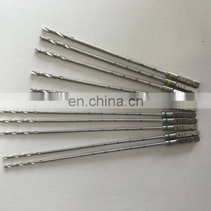 Implant Drills External Irrigated Dental Conical Drill Bit Conical Implant Drill Bit Bit