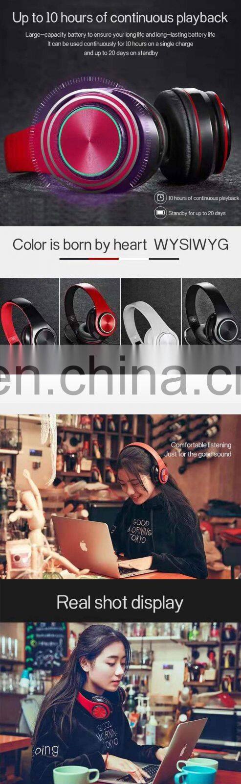 2020 Best Sell Wireless Cancelling Headband Cheaper Sports Stereo Headset Foldable Deep Bass Earphones Headphone
