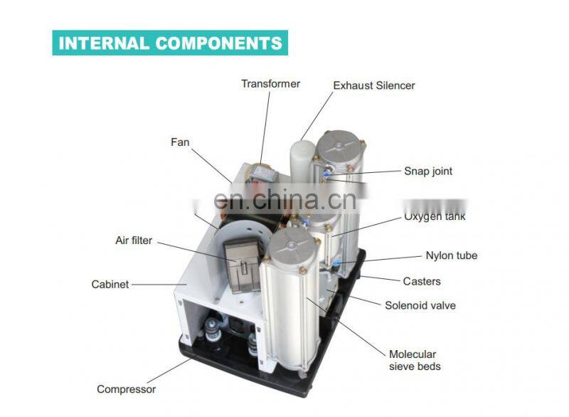 Wego hot product 10L Home Use Medical Portable Oxygen Generator medical oxygen concentrator price