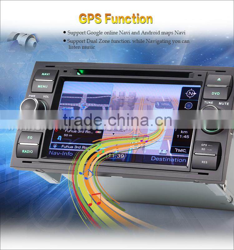 Erisin ES2301F 2 Din 7 Inch Touch Screen Car DVD Player for Connect 2006