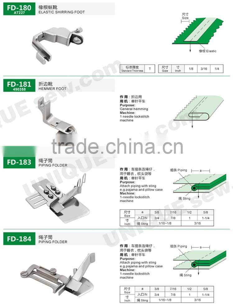 Folder/Binder for sewing machine 2