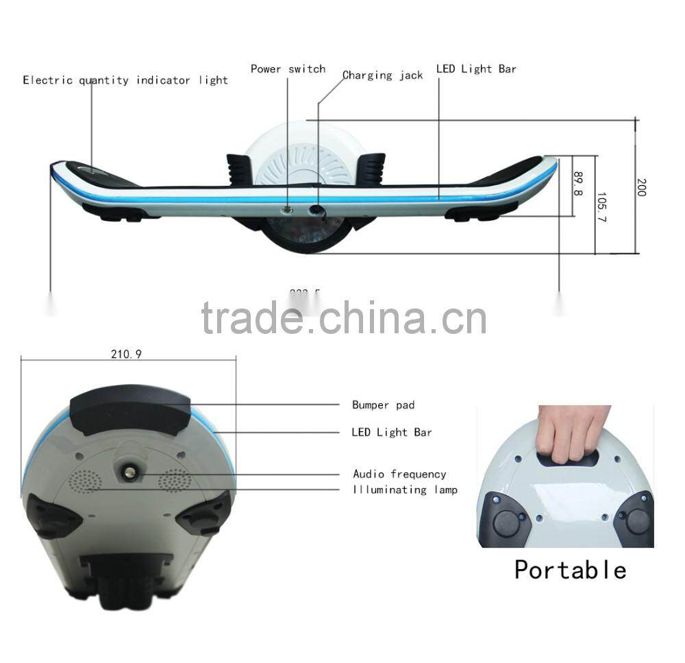 Fashion one wheel electric cheap hoverboard skateboard