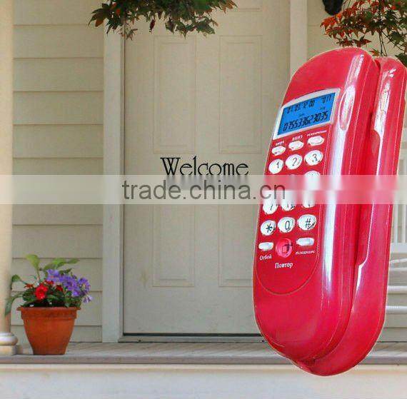 hotsale! red wall mount outdoor phone
