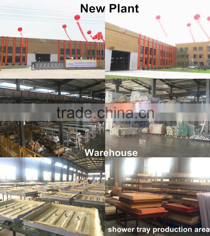 SS Frame Material Folding With Panel Shower Enclosure CE BL-F055