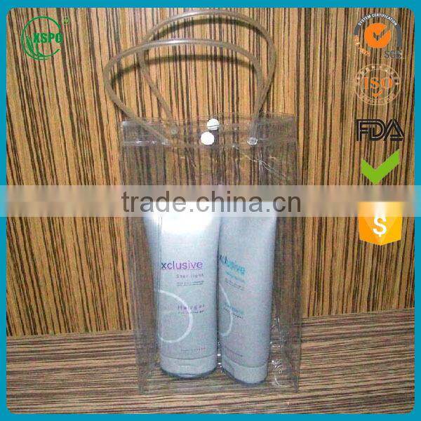 Pvc packaging hand bag with flexiloop handle
