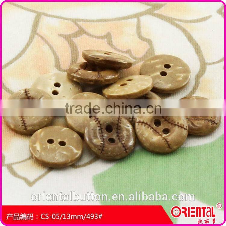 11mm natural raw material coconut shirts button
