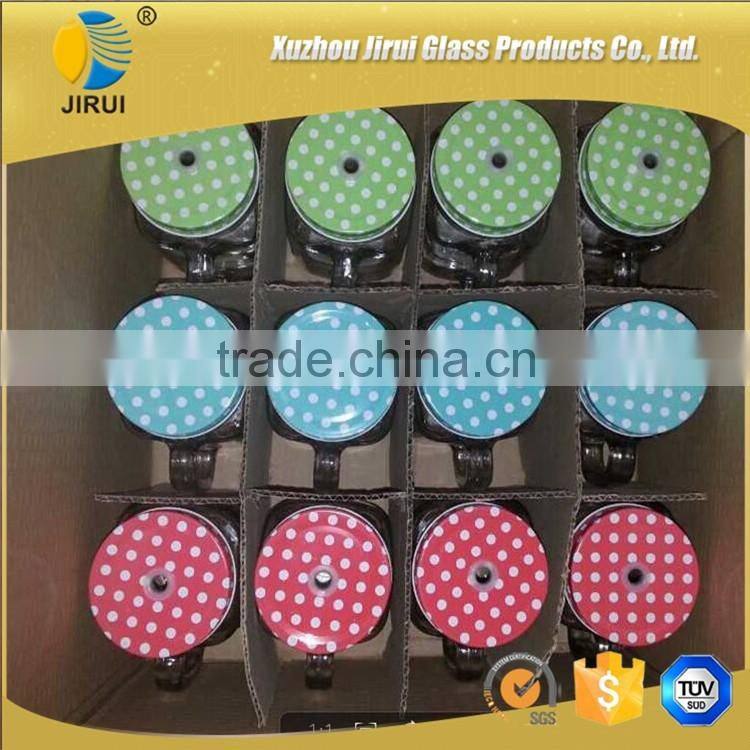 70mm colorful metal lids for mason jar