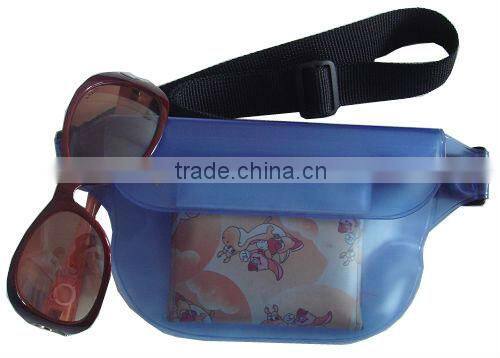 2013 plain Pink waist bag ocean pack dry bag for wallet camera cell phone water sports waist pouch factory