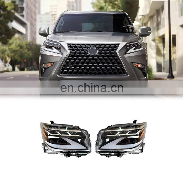 High quality factory price LED head lamp for 2020 GX facelift new design GX460 headlights GX400 2013 2015 2016 upgrade to 2020