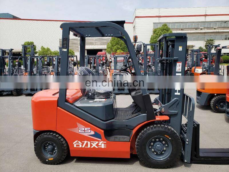 Forklift Gasoline 2.5 Tonne heli forklift cpqd25 with 4m mast for container