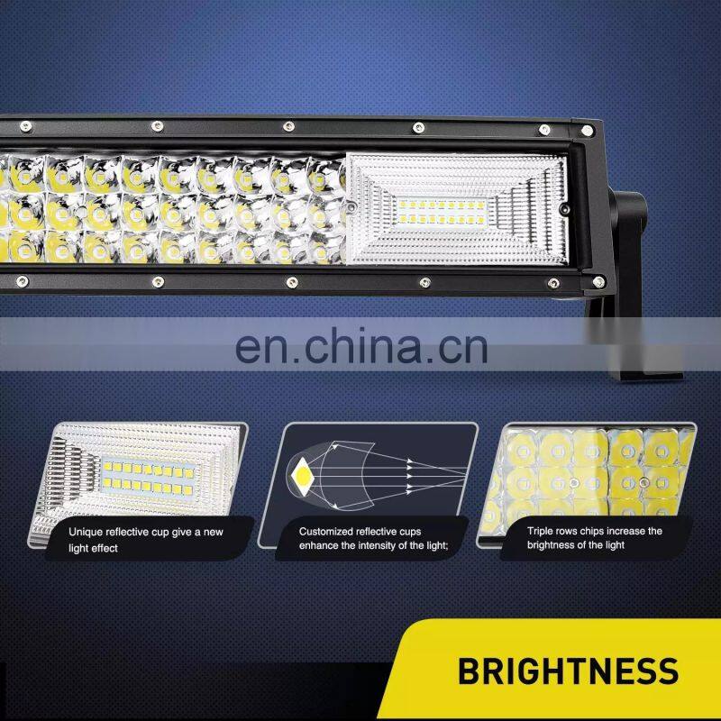 Auto Diving Car Off Road Truck Work Light Curved Light Bar