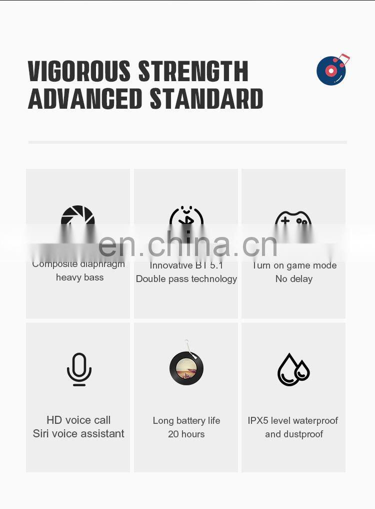 Deep Bass Sound Positioning P86 BT5.1+EDR Game Earbuds Zero Latency wireless gaming headset headphones