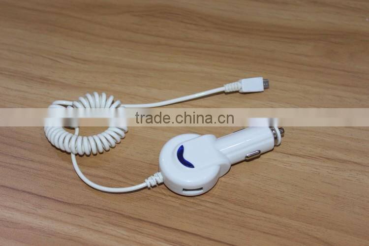 3.1A 3100mA 3in1 vehicle charger android device and smart phone car charger with 6 Feet cable