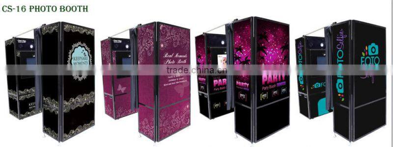 2014 New Touch Screen Self-service PhotoBooth For Wedding & Party Events