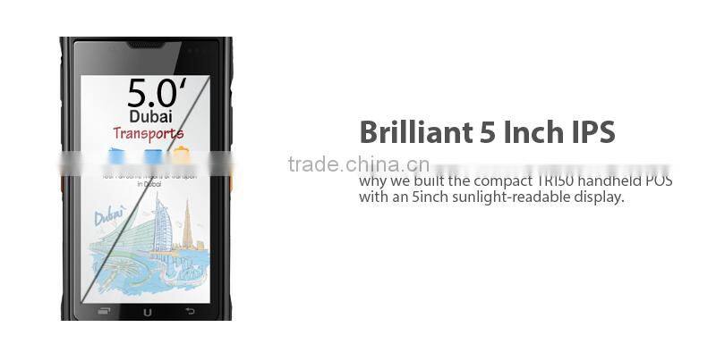 android handheld pos lottery terminal with barcode scannerprinterNFCIC Card readerSmartcard reader