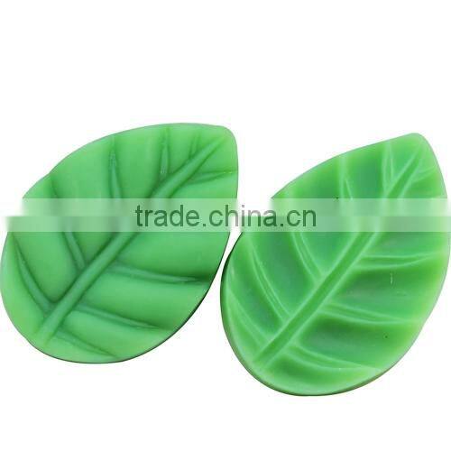 Q0030 Sugar craft leaf shape silicone molds for Cake Decorating and cookie
