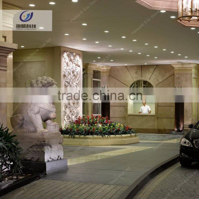 Luxury carving stone hotel decorative art