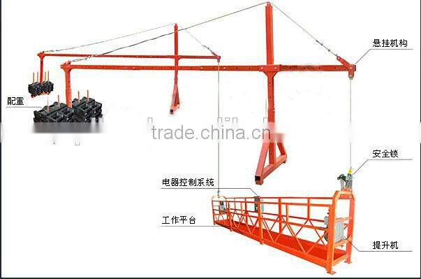 Custom Rounded Lifting Suspended Platform