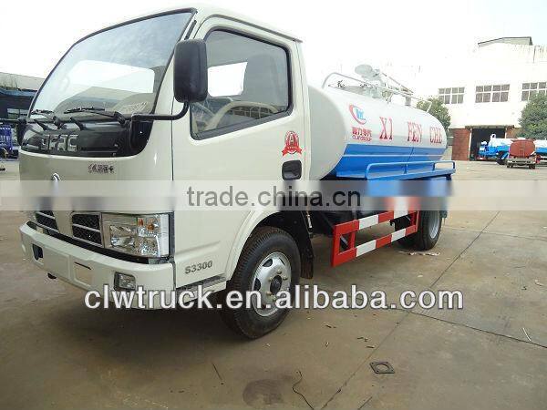 Factory supply Dongfeng 4cbm dung sucking tanker truck