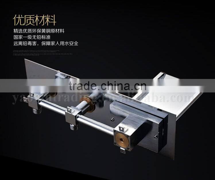 LED sink faucet ,Led light faucet,Rainfall basin wall-mounted faucets