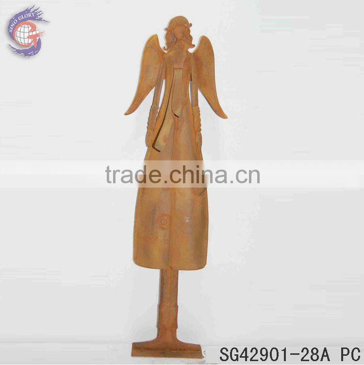 Metal crafts of Christmas angel decoration for garaden angel decoration