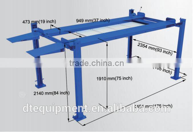 Outdoor car parking lift for home garages