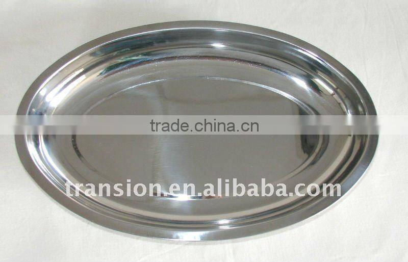 Stainless steel Dinner plate