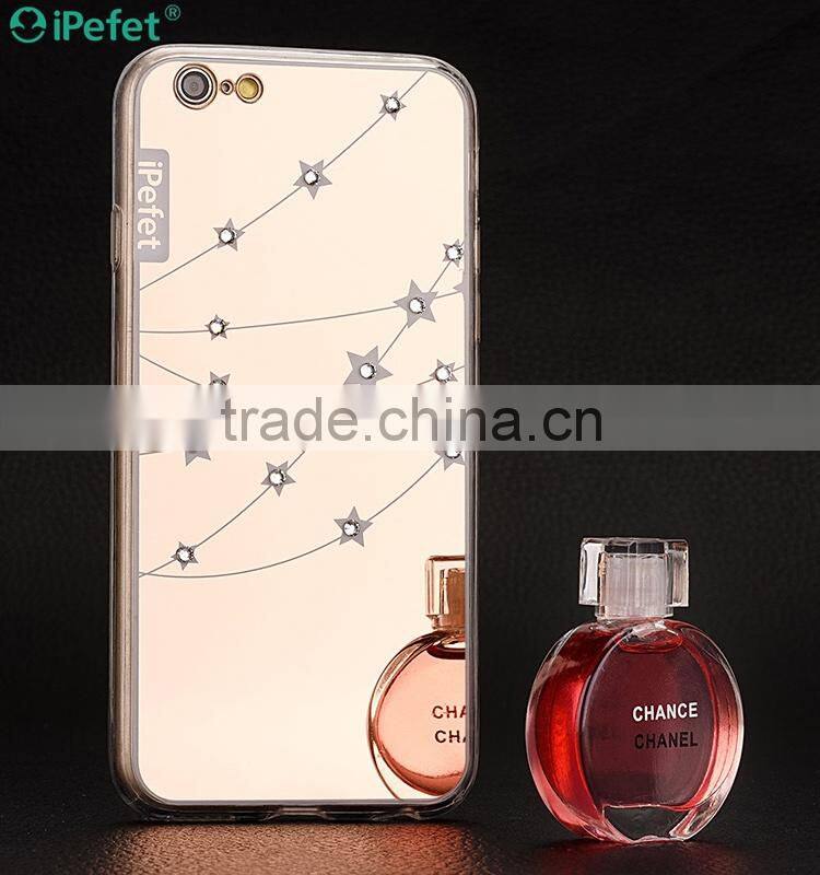 Hot selling newest luxury mirror phone case cover for iPhone 6 mirror case