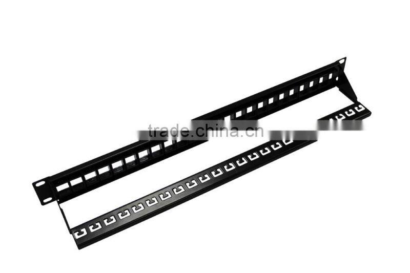 19 inch 24port blank patch panel