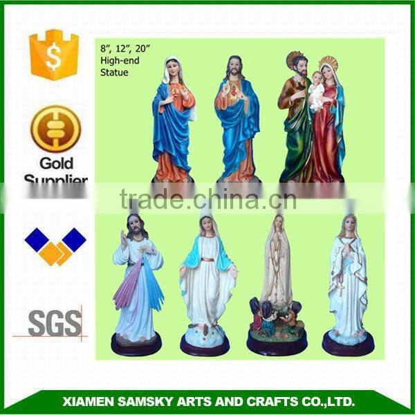 Polyresin handmade Catholic Christian sculpture