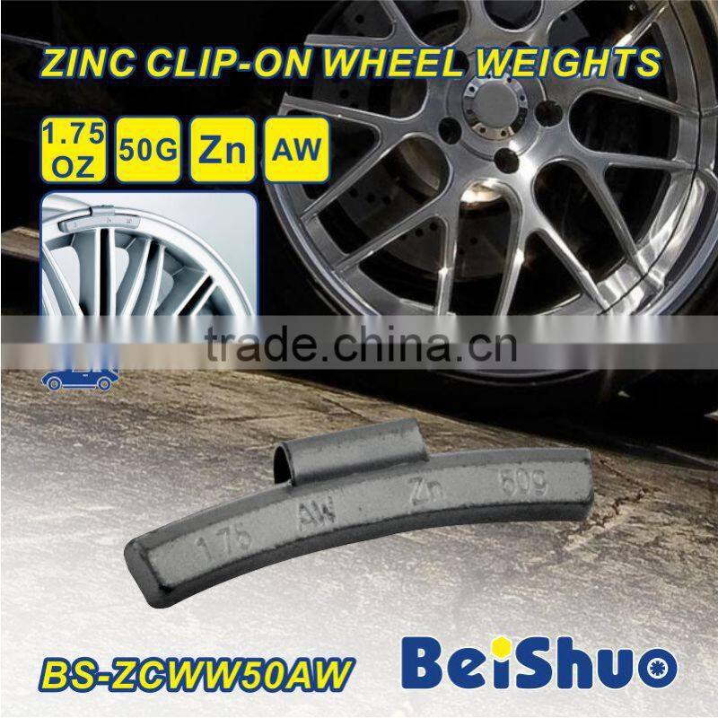 Zinc Clip-on Tire Wheel Balancing Weight for Alloy Rim