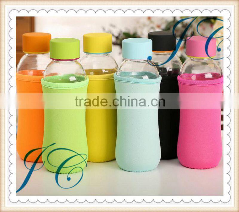 Logo Printing Colorful Neoprene Water Bottle Cooler,Personalized Coolies,Milk Bottle Holder Sleeve