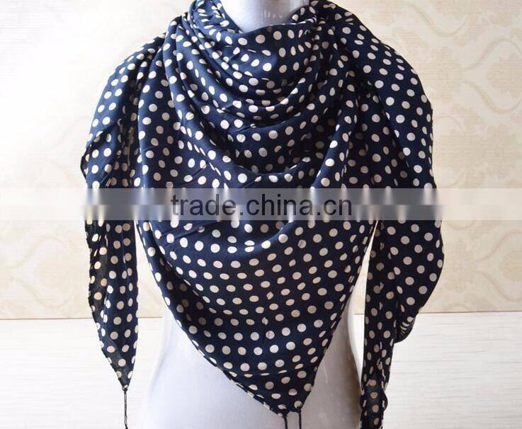 New Designs Printed Cotton Square Head Scarf