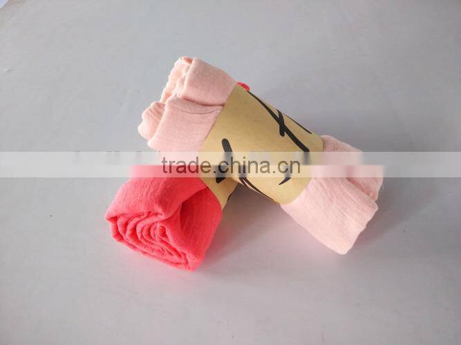 Wholesale Fall Winter Solid Color Cotton Viscose Fashion Ladies Plain Shawl Scarf