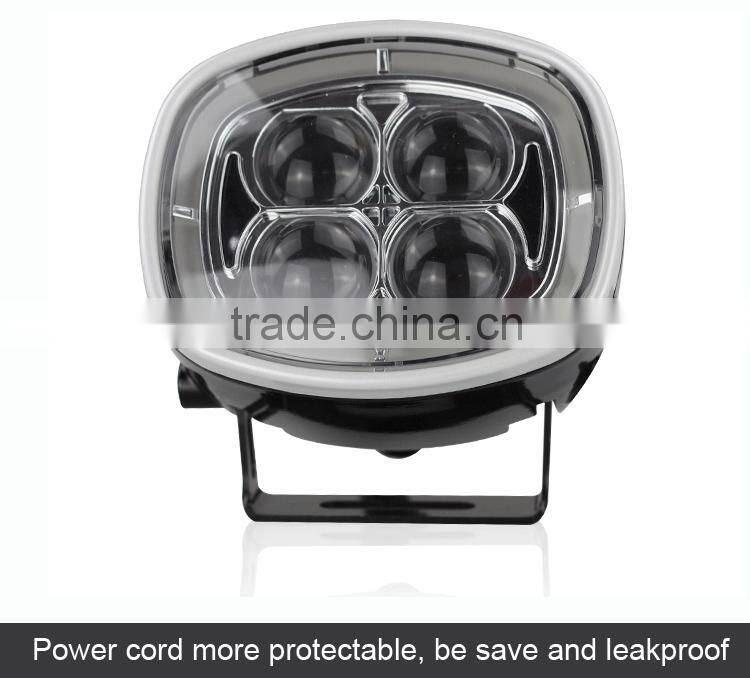 4 Inch Round 4800lm 80w IP67 Offroad LED Light Bar For Trucks