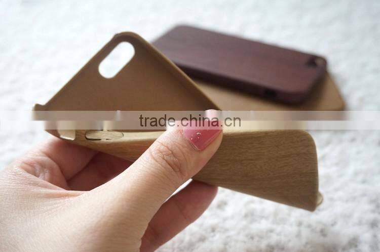 High quality and good price wooden cell phone case