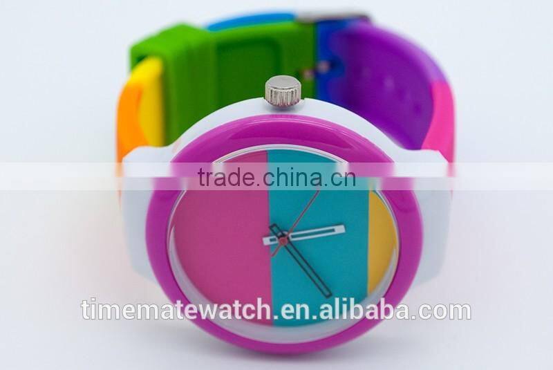 girl latest hand watch witn silicone band vivi quartz watch