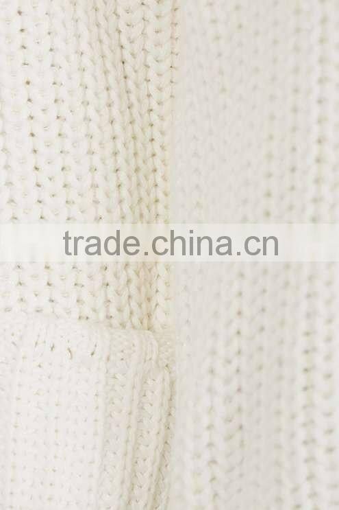 2016 New Latest Design Shirt Hem Rib Knit HSS3008