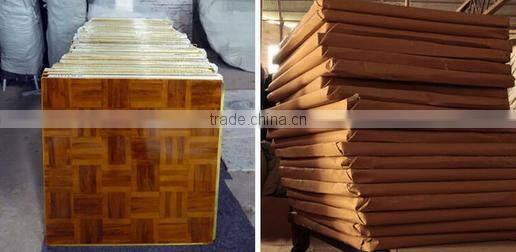 Teak wooden dance floor