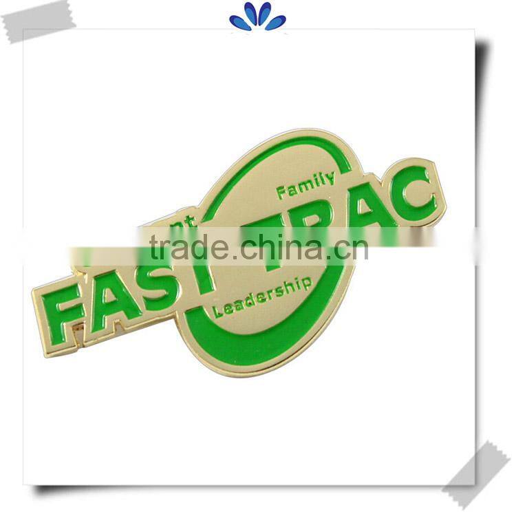 Popular classic souvenirs stamping badge,custom metal pin badges