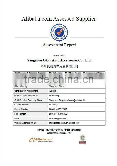 AKRACING new fashionable red leather swivel reclining ergonomic executive office chair